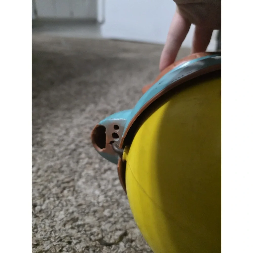 Vintage 1969 Fisher Price Chubby Cub Roly Poly Bear #164 Wobble Toy No String - Picture 7 of 8